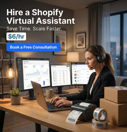 Virtual Assistant for Shopify Store